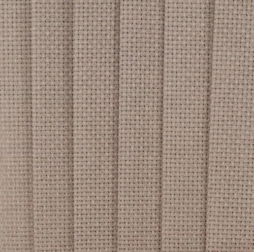 KCS 4/6 pc of 12" x 18" 30cmx45cm 16CT Counted Cotton Aida Cloth Cross Stitch Fabric (Coffee, 6 pc) - color: Coffee, size: 6 pc
