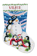 Design Works Crafts Dressing Frosty Counted Cross Stitch Stocking Kit, by The Yard