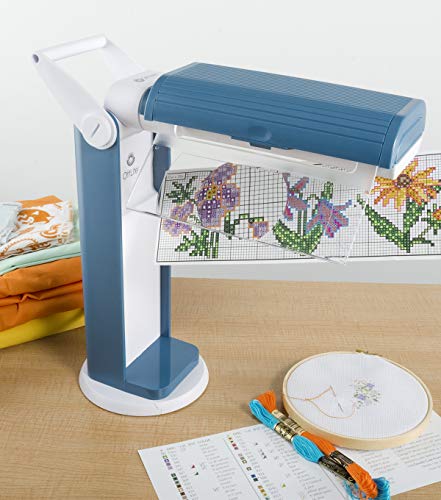 OttLite 13-Watt Classic CFL Magnifier Task Lamp, Dark Blue - color: Dark Blue