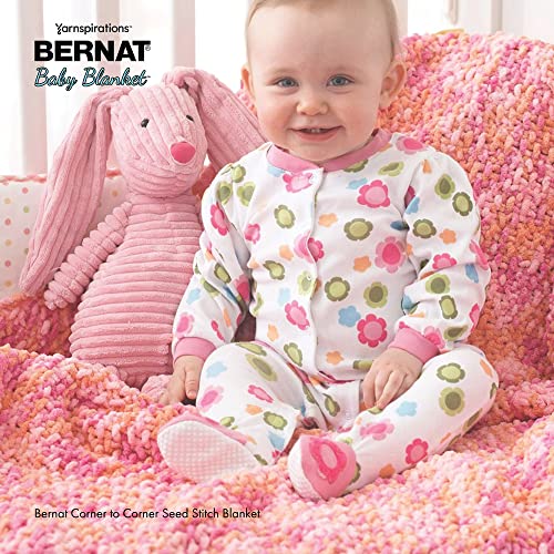 Bernat Baby Blanket Yarn for Crocheting Soft, Beach Babe, 3-Pack - color: Beach Babe, size: 3 Pack, style: Baby Blanket