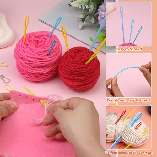 150 PCS Yarn Needle, Bent Tapestry Needles Darning Needles - color: Colorful 150 PCS