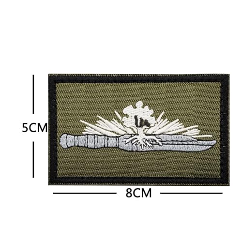 Israeli Golan Warriors Brigade Embroidered Patches, Set of 2 - color: color_d