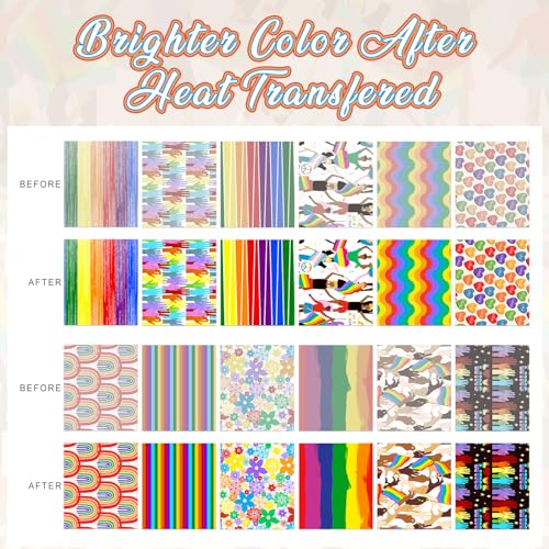LGBT Stripes Sublimation Transfer Ink Paper 12 Sheets 12 * 10in - color: Pride-12