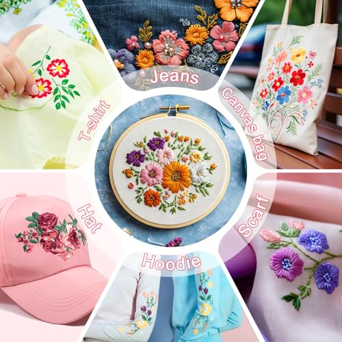 NEBURORA Printable Water Soluble Stabilizer for Embroidery 20 Pcs 8.2"x 11.6" Sticky Embroidery Paper Wash Away Embroidery Dissolvable Backing for Hand or Machine Sewing Supplies