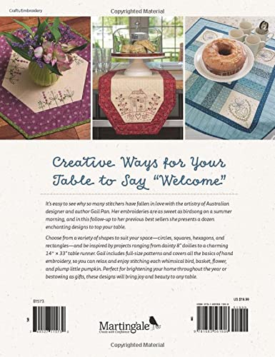 Tabletop Stitchery: Set Your Table with 12 Inviting Embroidery and Patchwork Patterns