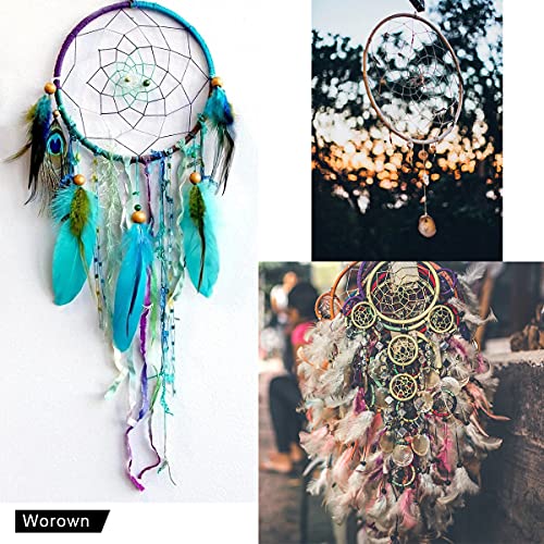 Worown 16 Pack Bamboo Floral Hoops, Multi-Size Wooden Wreath Rings for Making Wedding Decor and Wall Hanging Crafts (4, 5, 6, 7, 8, 9, 10 & 12 Inch) - size: 16Pcs (4/5/6/7/8/9/10/12 Inch)