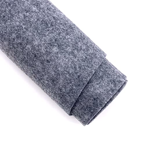 Ice Fabrics Craft Felt Fabric by The Yard - 72" Wide & 1.6mm Thick Acrylic Felt - Soft and Durable Heather Grey Fabric for DIY Arts & Crafts, Decorations and More - 1 Yard Heather Grey - color: Heather Grey, size: 1 Yard