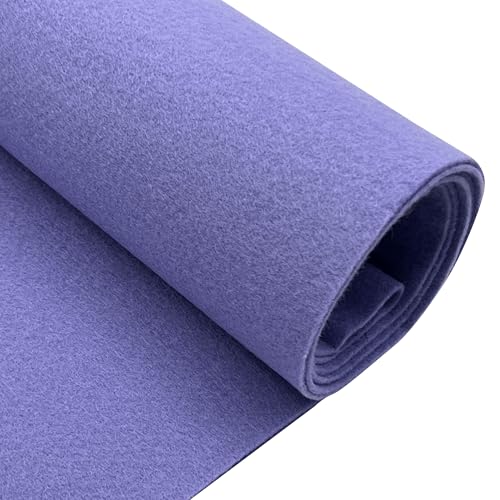 EOVEA | Acrylic Felt Fabric by The Yard | 72" Wide | 1.6mm Thick | Soft & Durable Non-Fraying Felt | for DIY Crafts, Sewing, Upholstery, Costumes & Padding(Lavender, 1 Yards) - color: Lavender, size: 1 Yard