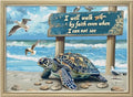 Leczany Cross Stitch Patterns Stamped Kit for Beginners | Embroidery Supplies DIY Craft Kit Needlepoint for Adults Starter | 11CT, 3 Strands | Turtle Walking 22.4x15.8 inches - color: 11CT Stamped kits, Turtle walking 22.4x15.8 inches
