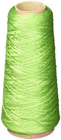 DMC Six Strand Embroidery Cotton 100 Gram Cone, Chartreuse - color: Chartreuse
