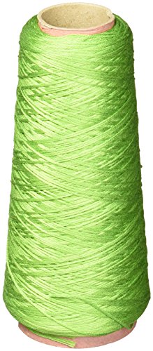 DMC Six Strand Embroidery Cotton 100 Gram Cone, Chartreuse - color: Chartreuse