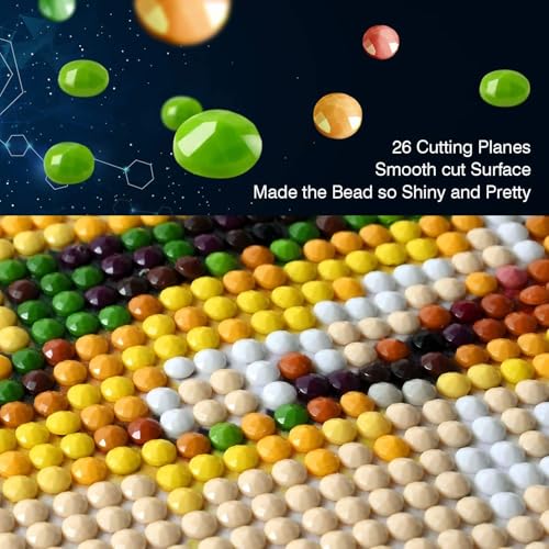 JFYHAB DIY Diamond Art Kits for Adults,Diamond Painting Kits for Adults, Cartoon Grandma Full Drill Diamond Paintings for Beginners, 5D Paint with Diamonds Pictures Gem DIY Crafts Kits 12X12 Inch