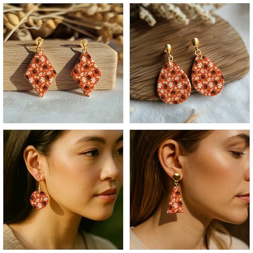 GOTO CLAY TOOLS Halloween Water Soluble Transfer Papers for Polymer Clay Jewellery Making (TPUS-2072) - color: TPUS-2072