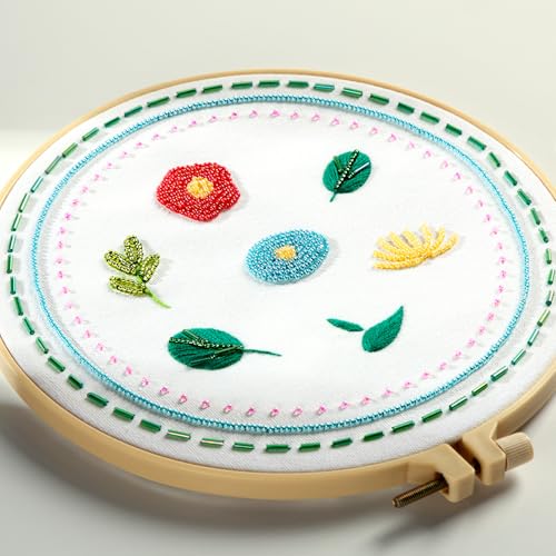 HTVRONT Sparkling Bead Embroidery Set, 3 Packs, for Senior Beginners - color: Potted Plant Mixed Embroidery