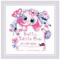 RIOLIS 1934 Hello, Little One! Girl Counted Cross Stitch Kit 6 x 6 in - style: Hello, Little One! (for a girl) 1934