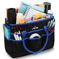 JJRING Large 600D Nylon Artist Organizer Tote Bag With 16 Pockets, Blue - color: Blue, size: Large