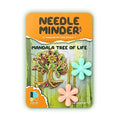 Awesome Pattern Studio Needle Minder Set - Tree of Life Magnetic Needle Minder + 2 Needle Threaders. Enamel Pin for Cross Stitch, Embroidery and Craft - size: TreeOfLife Set #1