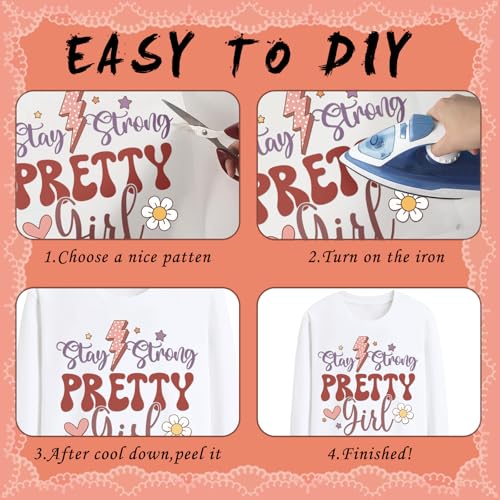 Dazoratix Spanish Christian Iron on Transfers - 20 Sheets Bible Verse DTF Ready to Press Heat Patches Vinyl Designs Religious Faith Stickers Decals for T Shirts Clothes Clothing Bag Applique DIY Craft - style: Spanish Christian