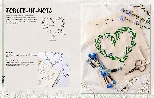 A Love of Cloth and Thread: Among the Wildflowers: Over 25 original embroidery designs with iron-on transfers