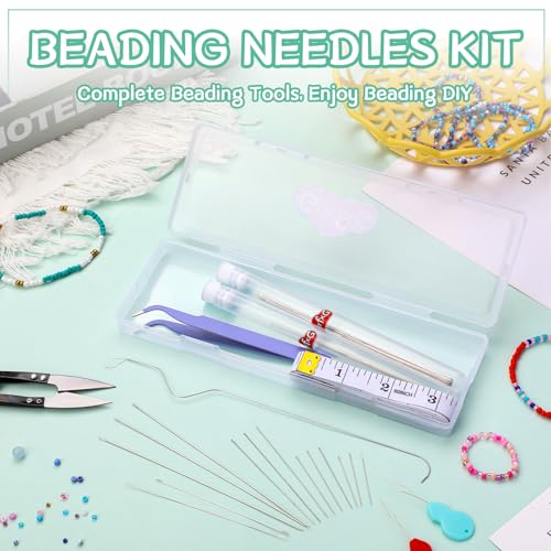 GarfxG 69 Pcs Beading Needles Set with Beading Tools for Jewelry Making - style: Set A