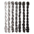 Natural 100% Silk Thread, Handmade Embroidery Thread Silk Floss 7 Colors 110m Each (84) - color: 84