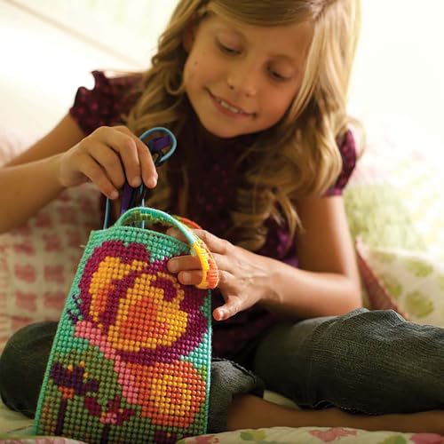 4M Easy-to-Do Cross Stitch Kit - DIY Mini Tote Bag Sewing Set for Kids 8+ - style: 2025
