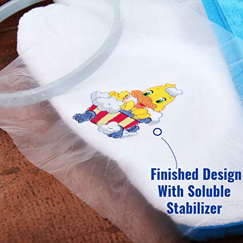 Threadart Cold Water Washaway Embroidery Stabilizer | 8" x 8" 200 Sheets - size: WASH-AWAY 8"X8" SHEETS