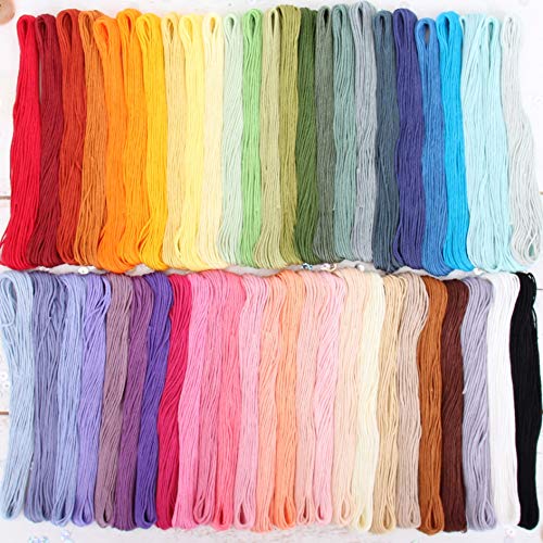 12 Skeins ThreadArt Cotton Embroidery Floss, Brown - color: Brown