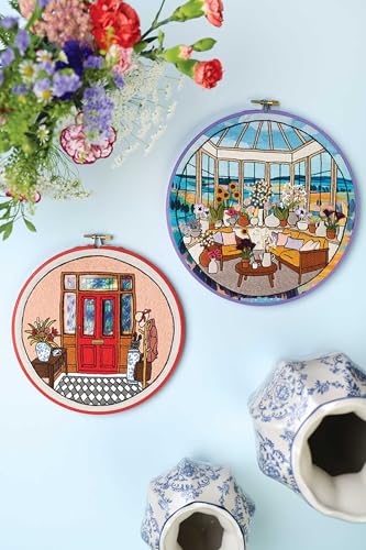 Embroidered Interiors: Stitch 11 Charming Spaces; Skill-Building Techniques