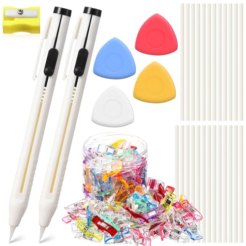 Watersay 88 Pcs Chalk Pencil Refillable Cartridge Set