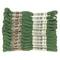 DMC 6-Strand Embroidery Cotton Floss, Dark Hunter Green - style: #3345 Green