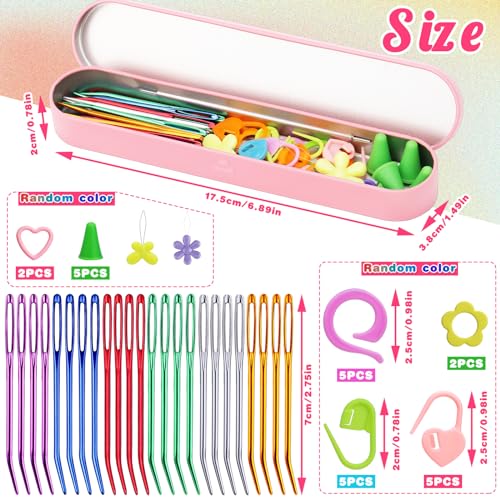Fadoub 50 Pcs Yarn Needles, Darning Tapestry Needles Bent Kit - style: 50PCS