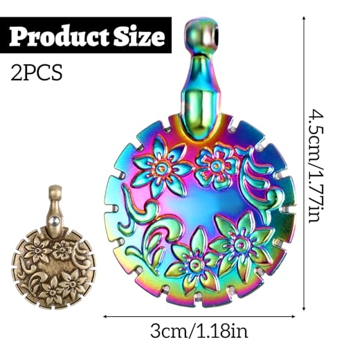 Xthrotsenk 2PCS Yarn Cutter Pendants Gold Thread Cutter Pendant Thread Floss Cutting Tools for DIY Sewing Tools Knitting Sewing Craft
