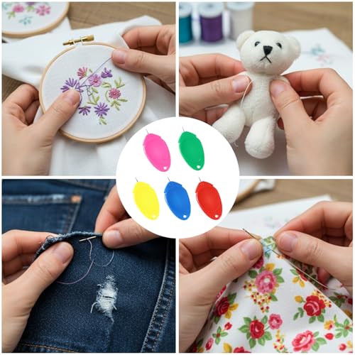 10 PCS Needle Threaders Needle Threader Tool for Hand Sewing Embroidery Simple Needles Threaders Tool for Needles Work, Sewing Machine, Embroidery