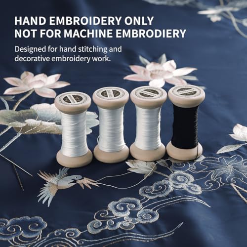 Natural 100% Mulberry Handmade Embroidery Silk Thread Silk Floss (88) - color: 88
