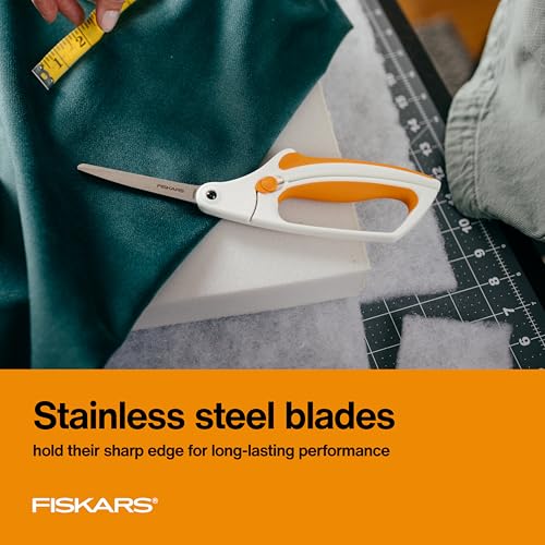 Fiskars 10" Easy Action Bent Handle Scissors for Fabric & Sewing - style: Bent Handle Stainless Steel Easy Action