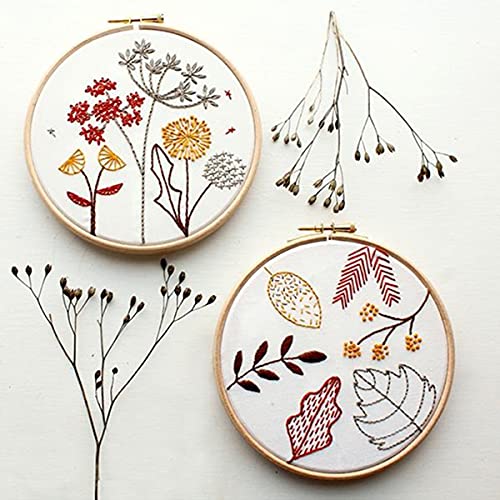 Tosnail 20 Pack 3 Inch Embroidery Hoops Cross Stitch Hoop Ring Bamboo Circle for Embroidery, Cross Stitch, Home Ornaments, Dreamcatcher and Crafts