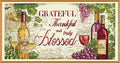Grateful Wine Counted Cross Stitch Kit