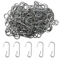 120PCS 1.18Inch Christmas Ornament Metal Hooks, Silver Bendable Hanging Hook for Christmas Tree Decoration, Party, Festival Activity, Holiday - style: Silver-Conventional style