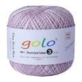 golo Crochet Thread Size 3 Yarn for Hand Knitting Light Purple 672 - color: 672 Light Purple