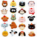 20PCS Animal Self Adhesive Patches, Towel Embroidery Appliques DIY Crafts - color: Animals