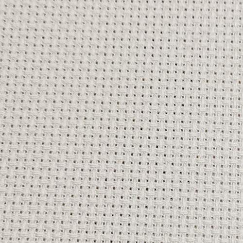 19" x 28" 14CT Counted Cotton Aida Cloth Cross Stitch Fabric (Light Beige) - color: Light Beige