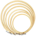 Caydo 6 Pieces Embroidery Hoop Set, 4 inch to 10 inch - style: 4 INCH to 10 INCH