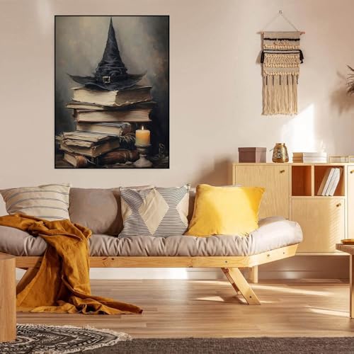 Dugsmgd Halloween Diamond Art Kits for Adults, Book Diamond Painting 12x16 - color: Halloween Book