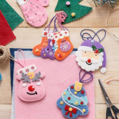 10 Sheets Felt Fabric for Crafts, 8x20 Inch 1.4mm Thick (Pastel) - color: Pastel