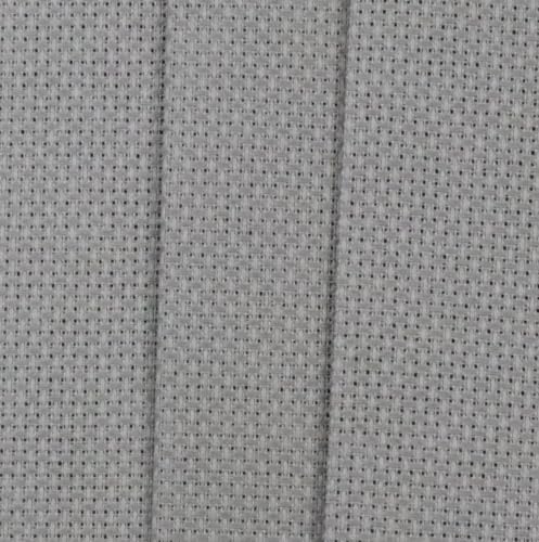 KCS 3 pc of 12" x 18"(30cmx45cm) Counted Cotton Aida Cloth Cross Stitch Fabric (Medium Grey,16CT) - color: Medium Grey, size: 16CT