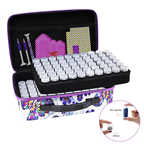 ZORETCO Diamond Art Storage with 60 Containers, Diamond Art Kits for Adults - color: Butterfly, size: 120 Jars