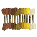 Valdani Alpine Seasons Thread Size 8 2ply Wool 12 Skein Sampler