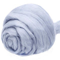 3.53oz Needle Felting Wool Roving for Needle Felting Ash Blue Felting Wool - color: ash blue