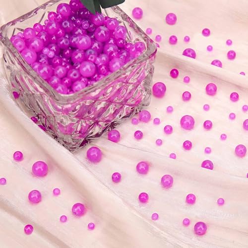 400PCs 4mm Rose Jade Glass Beads Bulk, Round Smooth Hole Glass Crystal Beads for Jewelry Making, DIY Bracelets, Necklaces, Bag Charms, Keychains and Craft Projects - color: Jade Rose, size: 4MM